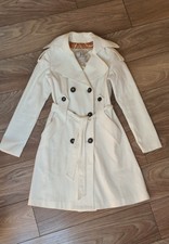 Milly New York Ivoy White Coat. Size 6 Usa Fit 10 Uk Rare