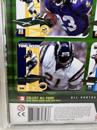 CARGADORES SAN DIEGO McFARLANE SPORTS PICKS SERIE NFL RB LADAINIAN TOMLINSON - Imagen 6 de 6