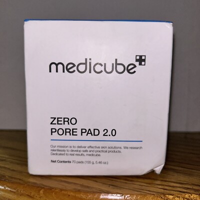 Medicube Zero Pore Pads 2.0 - Dual-Textured Facial Toner Pads - 70 Pads