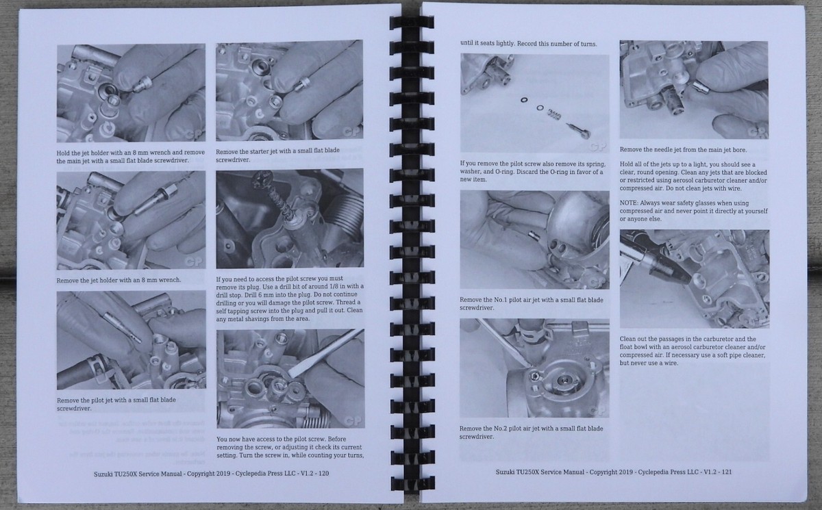 2009-2017 Suzuki TU250 TU 250 SERVICE & REPAIR MANUAL | eBay