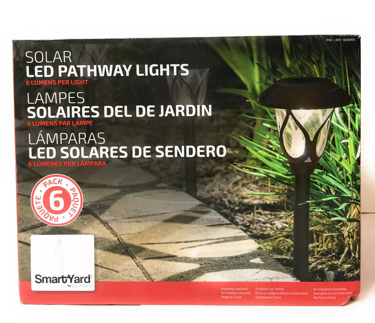 Smartyard led on sale solar pathway lights