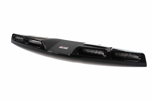 ROOF TOP LIGHT BAR with 4 LED DRL Black Fits LR Defender 90 110 2020-2023 2024 - Picture 3 of 8