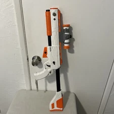 PS3 Top Shot Elite Gun Cabela 1588 - No Dongle/Receiver - White/Orange -