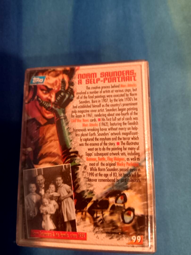 MARS ATTACK topps 100 card set 1994 - Picture 2 of 3