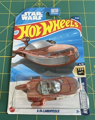 2025 HOT WHEELS STAR WARS X-34 LANDSPEEDER HW SCREEN TIME 4/10 LUKE SKYWALKER
