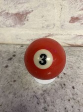 Vintage Replacement Pool Ball Billiards 3 Billiard Ball 2 1/4" Diameter
