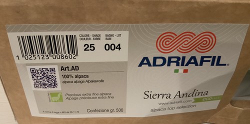 Adriafil Sierra Andina 100% Alpaca Yarn 3 x 50g Shade 025 Melange Grass Green - Picture 5 of 5