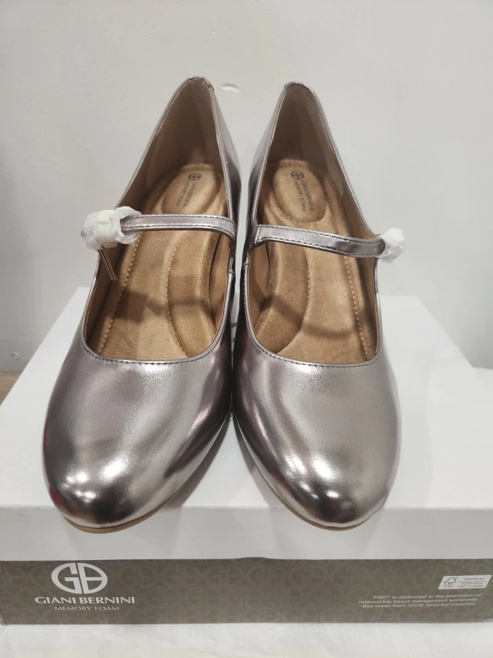 Bombas femininas Giani Bernini Valeriee Memory Foam Mary Jane TAMANHO 9M, 10M, 11M - Imagem 2 de 4