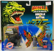 Trendmasters Supercharged Nuclear Godzilla vs Battra King of the Monsters rare