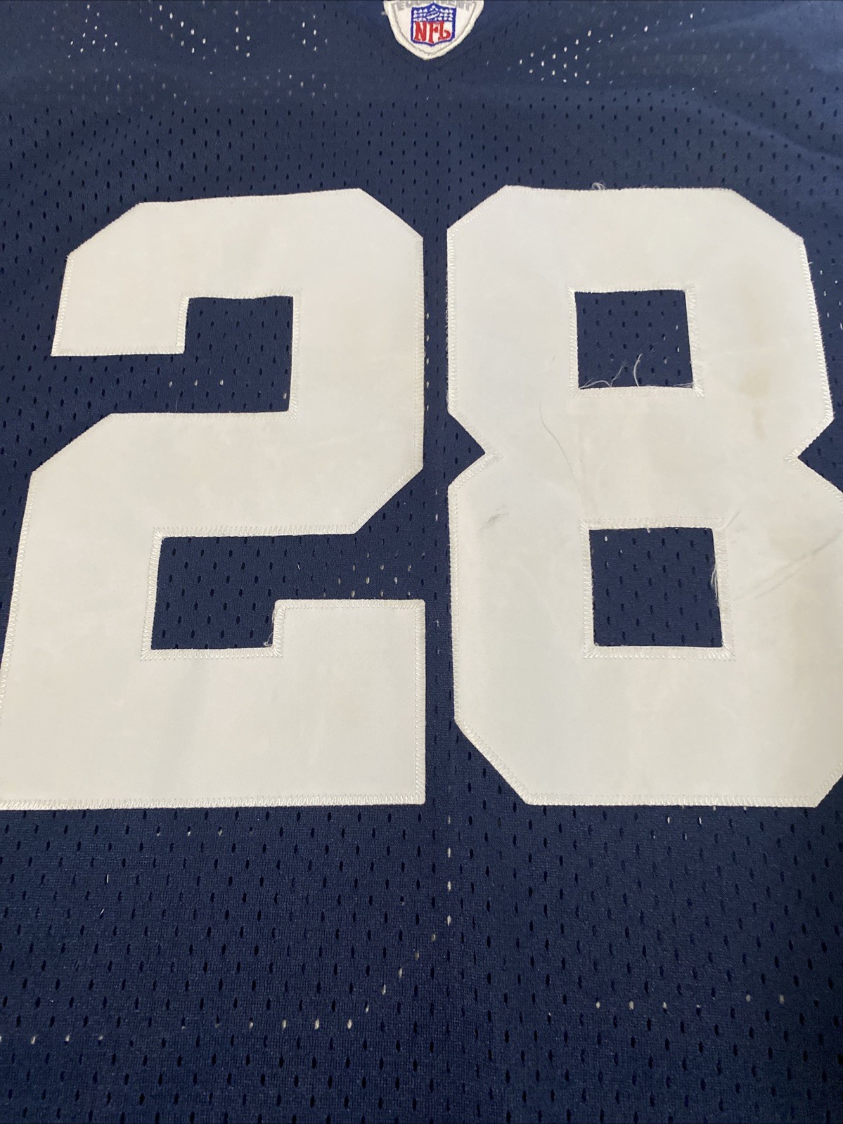Used Reebok Authentic Dallas Cowboys 28 Jones Jersey Size 52  thumbnail 3