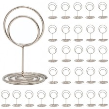 Table Number Holders, Wire Place Card Holder Table Sign for Wedding Centerpieces