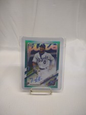 2021 Topps Chrome - Rookie Autographs Nick Heath #RA-NH Aqua Refractor /199 