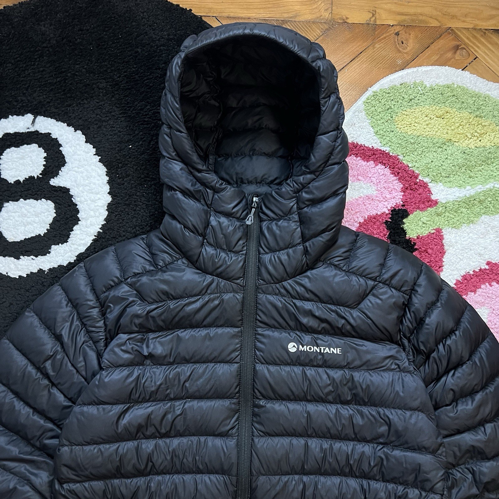 Montane Black Pertex Quantum Anti-Freeze Hooded Puffer Jacket  S image 2