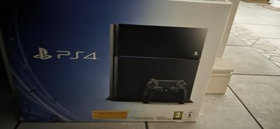 Sony PlayStation 4 Konsole 500 GB Schwarz mit DualShock 4, & Spielen! Jailbreak