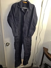 Berne Workwear Long Sleeve Exhaust Unlined Coverall Navy Nefium Short - NWOT