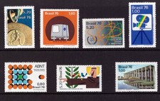 Brazil 1976 selection mint MNH stamps