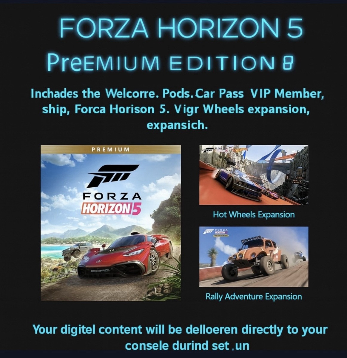 Microsoft Xbox Series X Forza Horizon 5 Bundle 1TB Video Game
