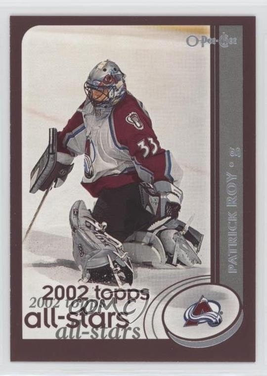 2002-03 O-Pee-Chee 2002 Topps All-Stars Patrick Roy #320 HOF 8tn