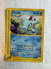 Pokemon TCG Totodile 134/165 Expedition Base Set e-Reader Regular Common 2002 on eBay