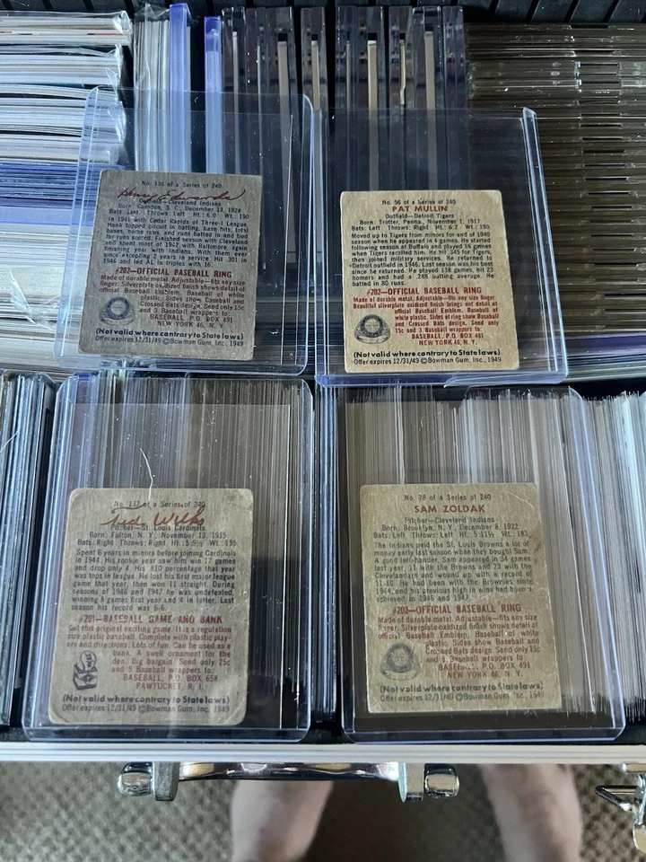 1949 Bowman Card Lot Of 4 - Image 2 of 2