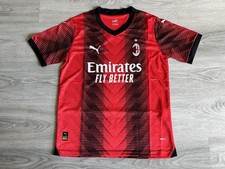 Size Medium - 2023-24 AC Milan PUMA Home Jersey Fan Wear