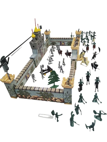 Marx Medeival Tin Litho Castle Playset 1963?