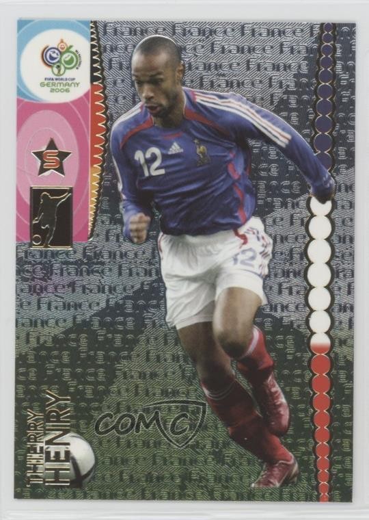 2006 Panini FIFA World Cup Germany Thierry Henry #109 00ct