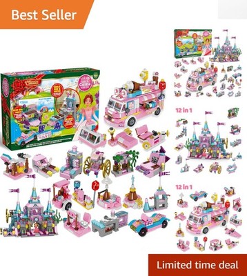 Enchanting 2023 Christmas Advent Calendar with Princess Castle & Ice Cream Truck