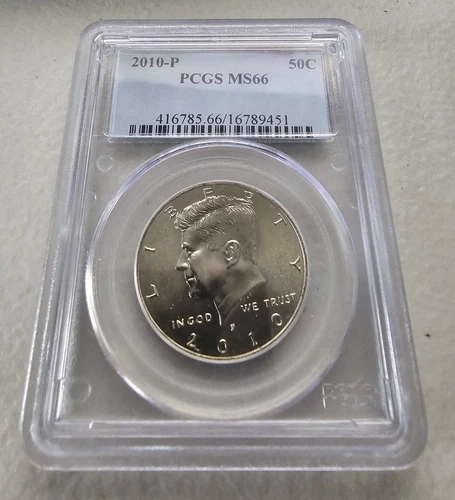 2010-P 50C Kennedy Half Dollar PCGS MS66