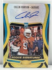 2020 Panini Certified - Rookie Signatures Collin Johnson #RS-CJ Mirror Gold /25