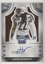 2014 Panini Crown Royale Retail Bronze Pyramid 58/75 Jason Verrett Auto 1u6