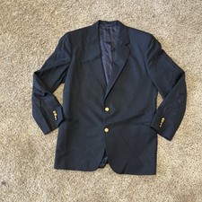 Brooks Brothers Madison 1818 Loro Piana Blazer Mens 46L Wool Navy Jacket Canada