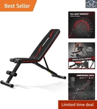 Versatile Adjustable Workout Bench - Perfect for Strength Training & Muscle Gain