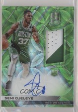 2017 Panini Spectra Rookie Jersey Neon Green Prizm 11/49 Semi Ojeleye Auto s6i