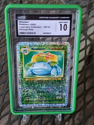 Pokemon Legendary Collection Reverse Holo Venusaur #186/110 CGC 10 GEM MINT