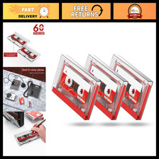 60-Minute Blank Audio Cassette Tapes - Low Noise, High Output for Recording 3 P