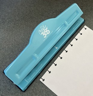 Create 365 HAPPY PLANNER Disc PUNCH 9 Hole TUL Circa Discbound FORMA Cloth&Paper