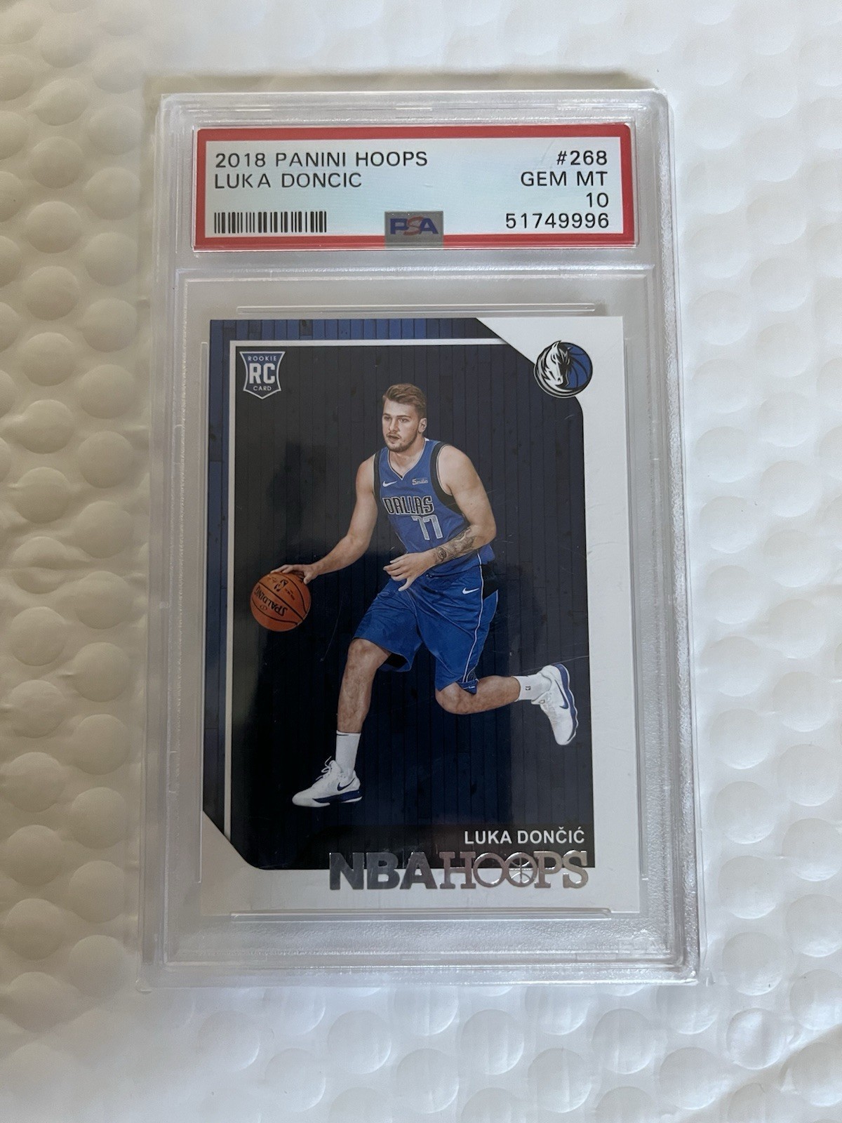2018 HOOPS #268 Luka Doncic PSA 10 RC rookie