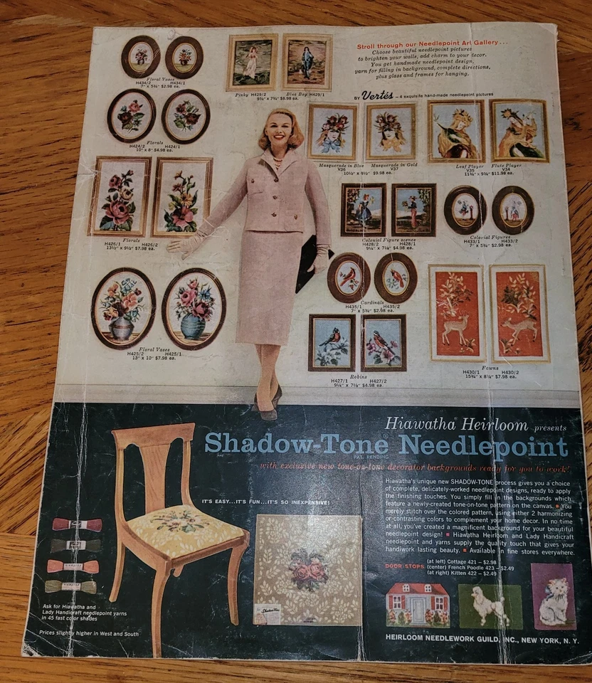 McCall's Needlework & Crafts Magazine Fall Winter 1957 Crafts Knitting Sewing - Image 2 of 4