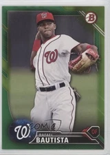 2016 Bowman Draft Top Prospects Green /99 Rafael Bautista #BD-195