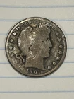 1901 Barber Half Dollar 90% Silver • See Photos And Grade Coin Yourself