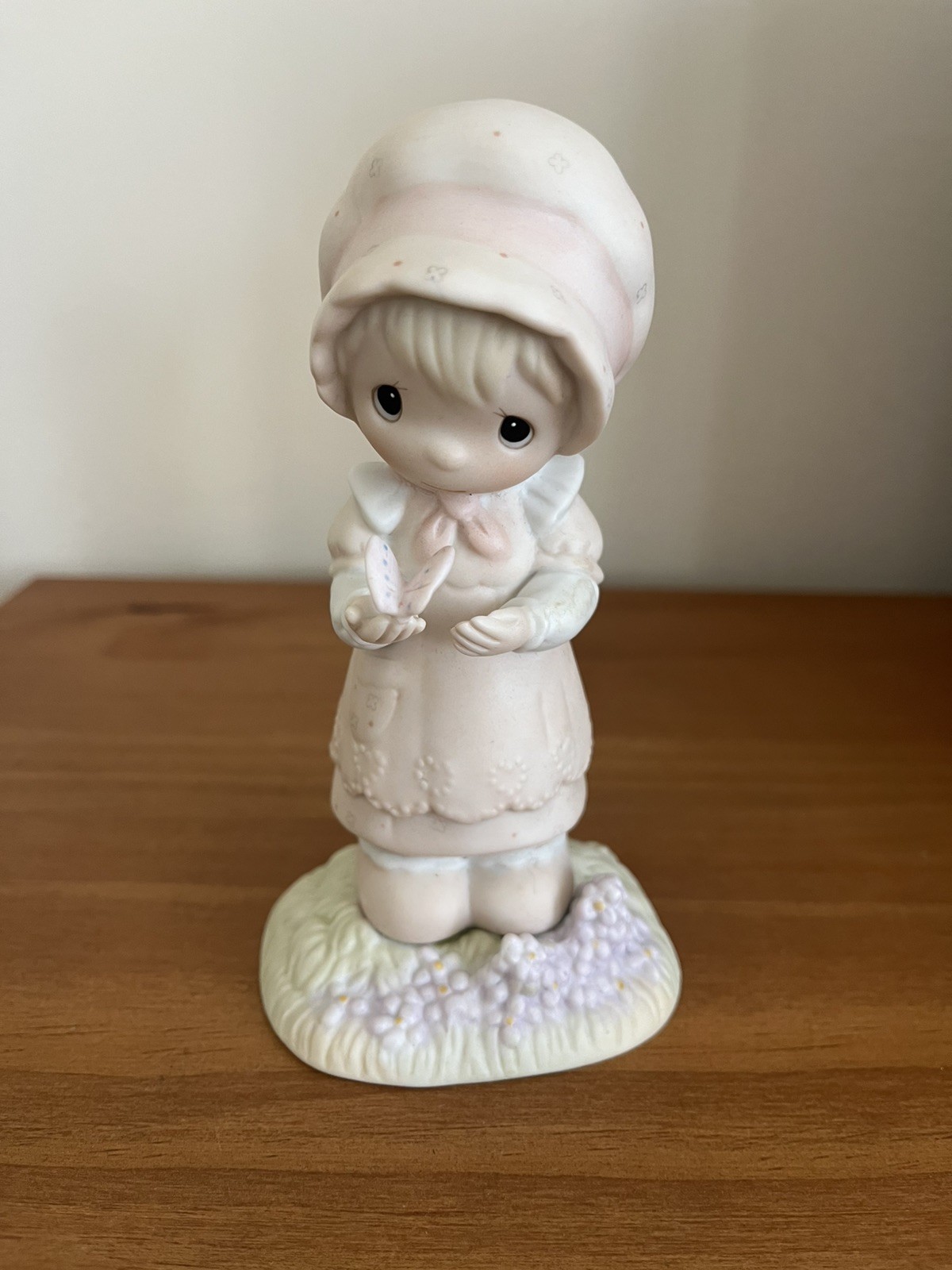1982 Precious Moments Porcelain Figurine - We Are God's Workmanship E-9258