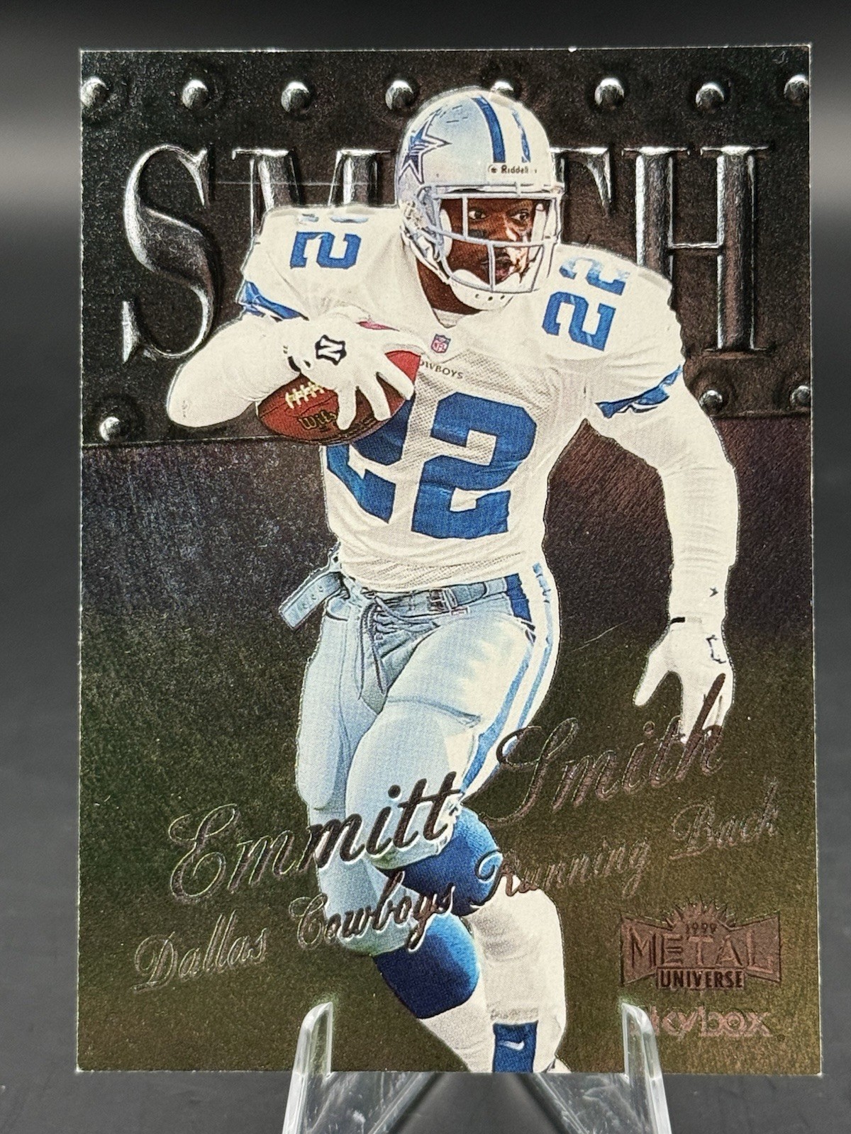 1999 Skybox Metal Universe Emmitt Smith #69 HOF IT868