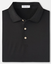 NEW PETER MILLAR SHIRT SUMMER COMFORT POLO - BLACK NWT SAME DAY SHIPPING 