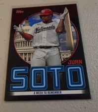 2021 Topps #JSH-26 Juan Soto Juan Soto Highlights Black #/299