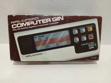 Vintage 1979 Mattel Electronics COMPUTER GIN Rummy Handheld Game NOS (NEW)