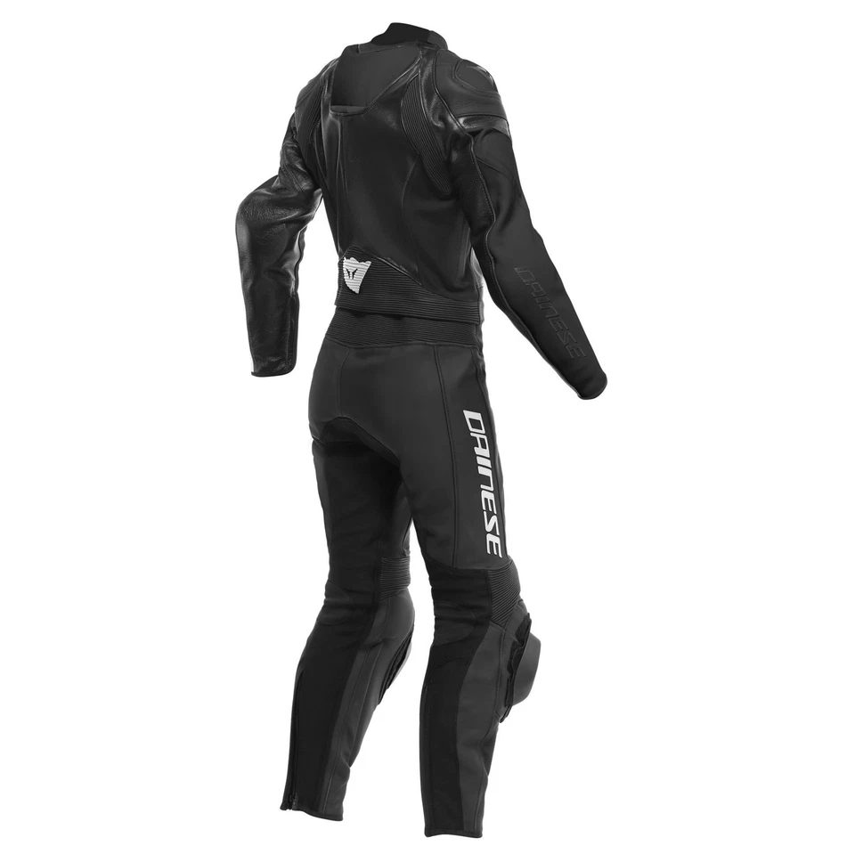 Dainese Mirage 2-Pièces Combinaison Cuir Moto Femme (Noir/Blanc) Taille: 44 (50) - Photo 2/2