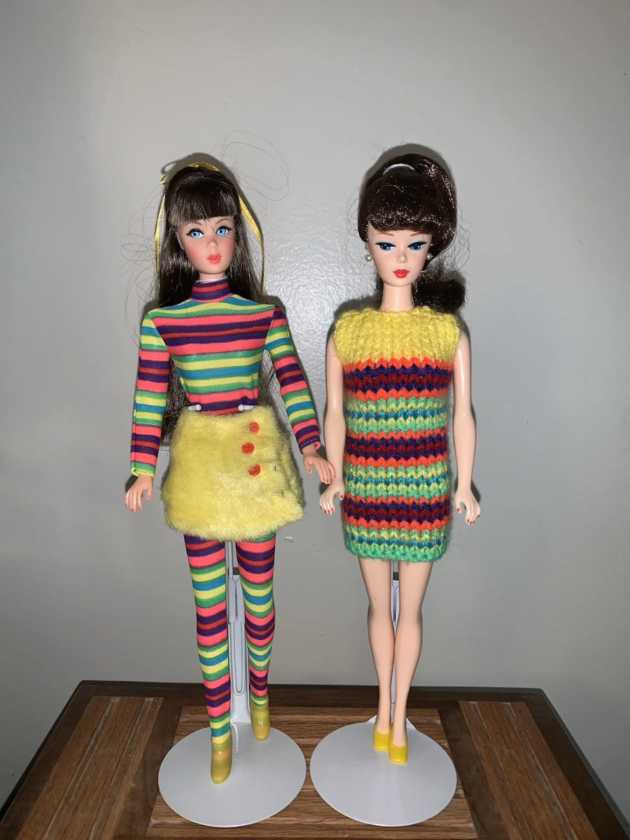 Barbie Knit Hit Mattel #1804 vintage 1968, robe