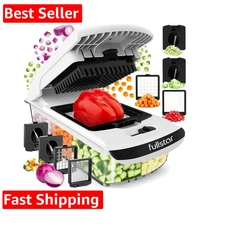 The  Pro Chopper - Vegetable Chopper and Spiralizer, Food Chopper with Contai...