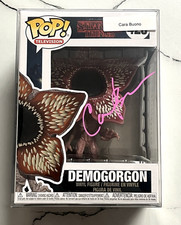 Funko Pop #428 Rosa Automático Firmado Cara Buono Demogorgon Stranger Things - JSA